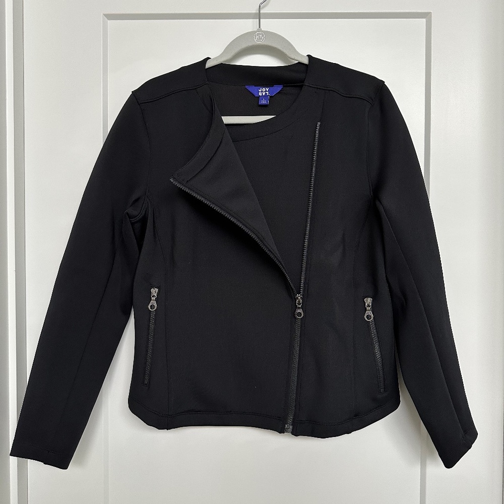 JoyLab Black Moto Jacket